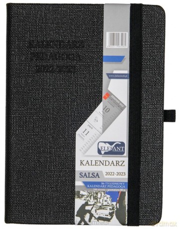 Kalendarz 2022/23 B6 tygodniowy Salsa czarny [KALENDARZ]