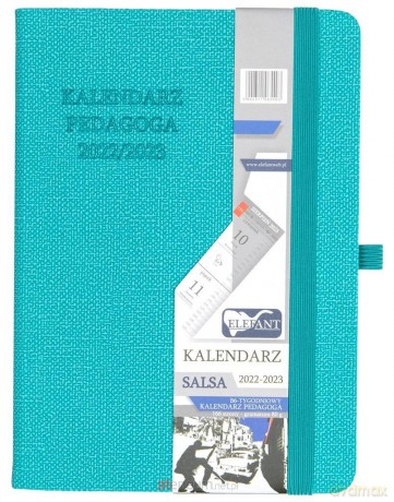 Kalendarz 2022/23 B6 tygodniowy Salsa turkusowy [KALENDARZ]
