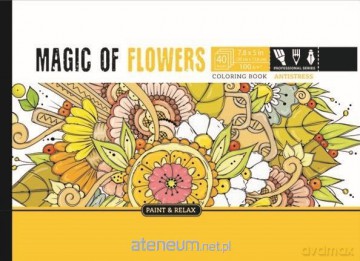 Kolorowanka antystresowa 200x126 20 Magic flowers [KSIĄŻKA]