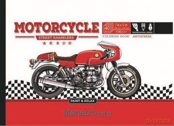 Kolorowanka antystresowa 200x126 20 Motorcycle [KSIĄŻKA]