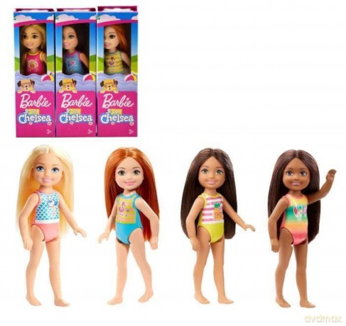 Lalka Barbie Chelsea Beach 13 cm mix