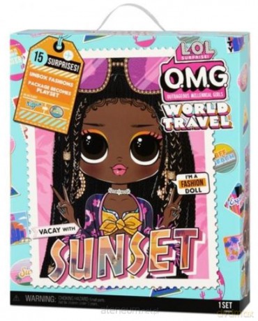 LOL Surprise OMG Travel Doll Sunset (3 szt)