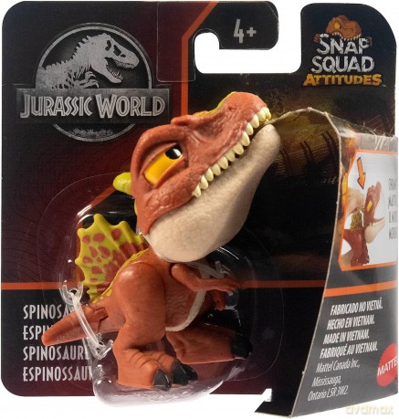 Przypinka Jurassic World Dinozaur Snap Squad HCM20 [FIGURKA]