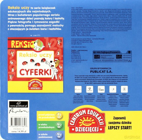 Reksio Uczy Kolory I Kształty (twarda) [KSIĄŻKA]