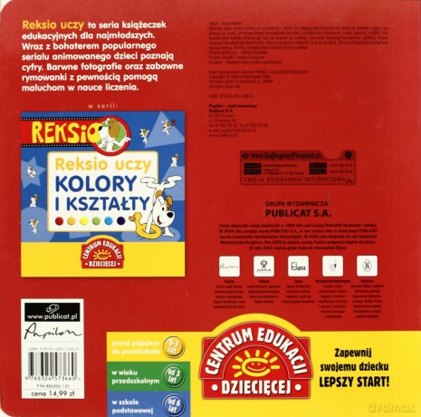 Reksio Uczy Cyferki (twarda) [KSIĄŻKA]