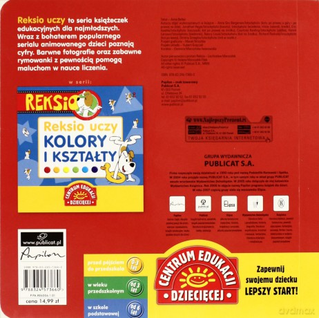 Reksio Uczy Cyferki (twarda) [KSIĄŻKA]