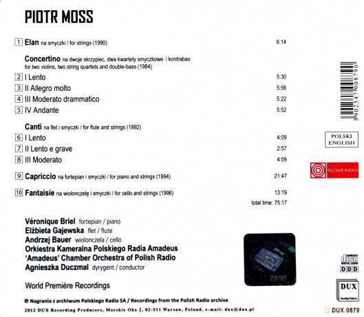 Piotr Moss: Elan [CD]