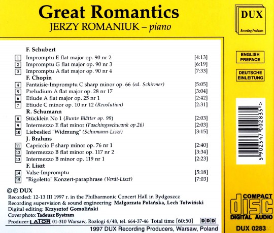 Great Romantics [CD]