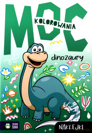 Dinozaury. Moc kolorowania [KSIĄŻKA]
