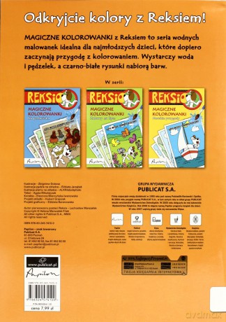 Reksio Magiczne Kolorowanki Leśne Zwierzęta [KSIĄŻKA]