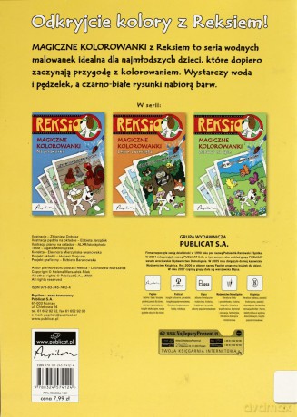 Reksio Magiczne Kolorowanki Morskie Przygody [KSIĄŻKA]