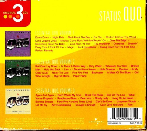 3cd Original: Status Quo [3CD]
