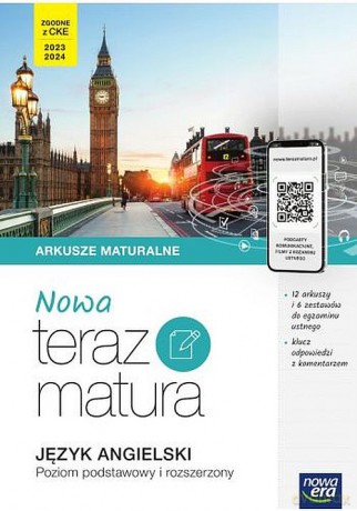 Teraz matura Język angielski arkusze poziom podstawowy i rozszerzony - Zbigniew Pokrzewiński, Nicholas Rattenbury, Katarzyna Niklewska [KSIĄŻKA]