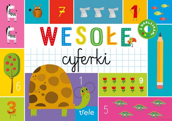 Wesołe cyferki. Blok z tekturą [KSIĄŻKA]