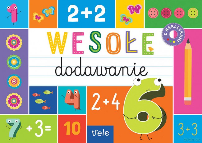 Wesołe dodawanie. Blok z tekturą [KSIĄŻKA]