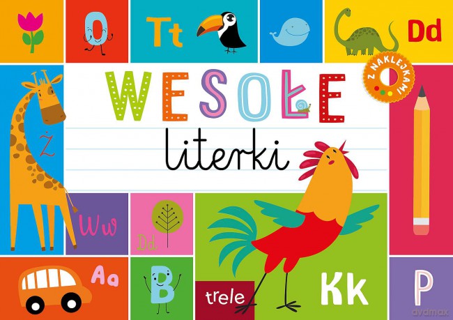 Wesołe literki. Blok z tekturą [KSIĄŻKA]