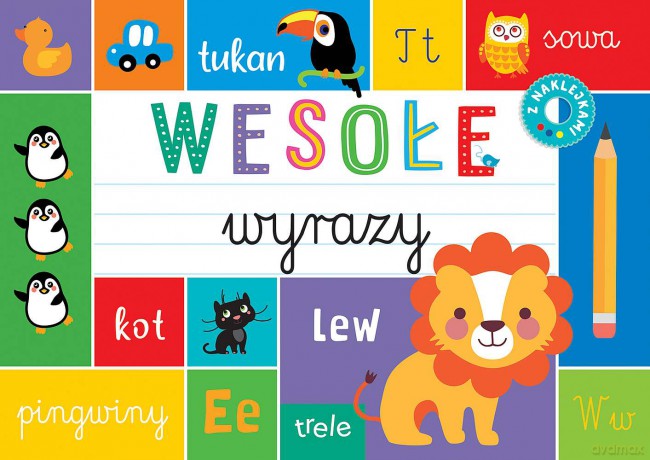 Wesołe wyrazy. Blok z tekturą [KSIĄŻKA]
