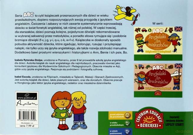 Angielski Dla Starszaków Książeczka Z Nalepkami [KSIĄŻKA]