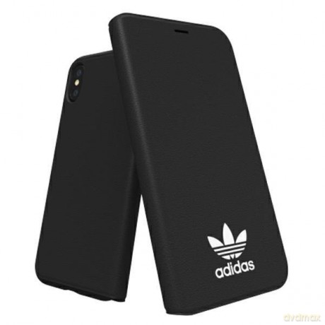 Adidas Booklet Case New Basics iPhone X/Xs czarny biały/black white 29195