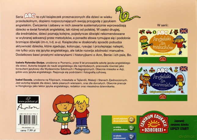 Angielski Dla Średniaków Książeczka Z Nalepkami [KSIĄŻKA]