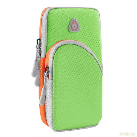 Armband do biegania opaska na ramię sportowe etui na telefon zielony