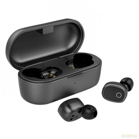 Ausdom bezprzewodowe dokanałowe słuchawki Bluetooth 5.0 TWS czarny (TW01S)