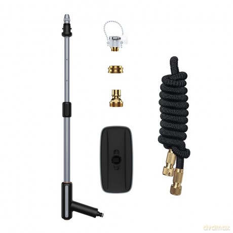 Baseus Clean Guard wielofunkcyjny pistolet lanca mop wąż (15 m) do mycia auta samochodu czarny (CRXC01-F01)