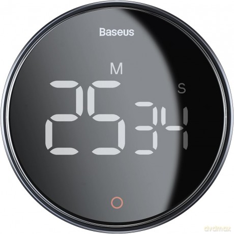 Baseus Heyo Pro obrotowy minutnik czasomierz elektroniczny timer szary (FMDS000013)
