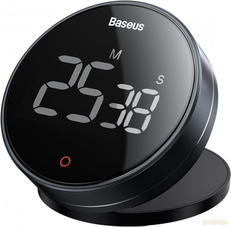 Baseus Heyo Pro obrotowy minutnik czasomierz elektroniczny timer szary (FMDS000013)