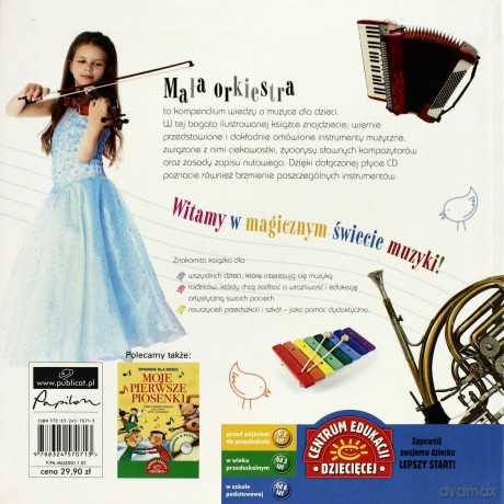 Mała Orkiestra Przewodnik Dla Dzieci O Muzyce - Magdalena Marcinkowska [KSIĄŻKA]