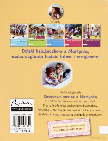 Martynka Zaczynam Czytać Z Martynką Zaginiony Piesek [KSIĄŻKA]