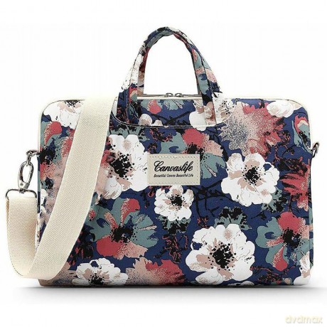 Canvaslife Briefcase Laptop 13-14 Blue Camellia