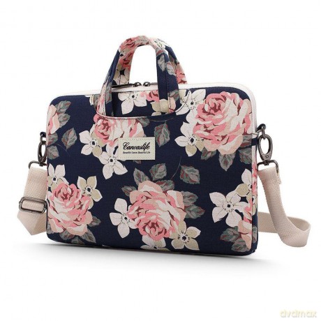 Canvaslife Briefcase Laptop 15-16 Navy Rose