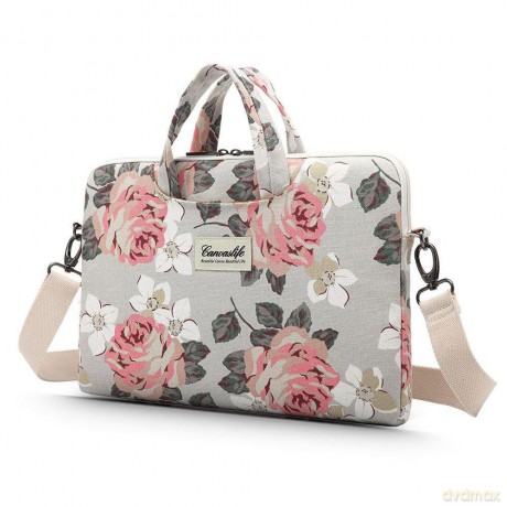 Canvaslife Briefcase Laptop 15-16 White Rose