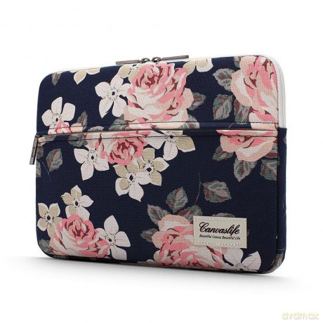 Canvaslife Sleeve Laptop 13-14 Navy Rose
