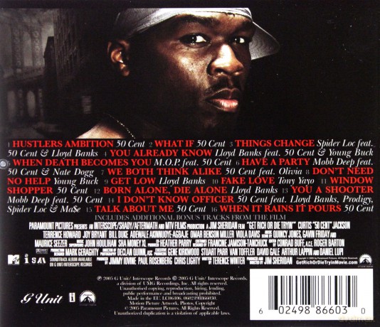 50 Cent: Get Rich Or Die Tryin' The Original Motion Picture [CD]