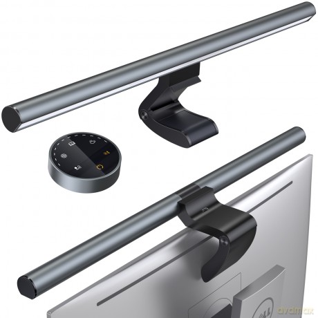 Choetech Elesense biurowa bezprzewodowo sterowana lampka LED oświetlenie na monitor czarny (E1129)