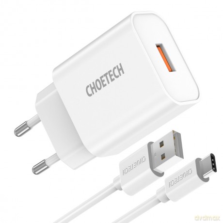 Choetech Q5003 ładowarka sieciowa USB Typ A QC 3.0 biały (Q5003-white)