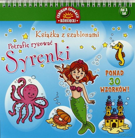 Syrenki Książka Z Szablonami Potrafię Rysować [KSIĄŻKA]