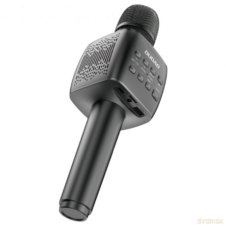 Dudao bezprzewodowy mikrofon do karaoke Bluetooth 5.0 czarny (Y16S)