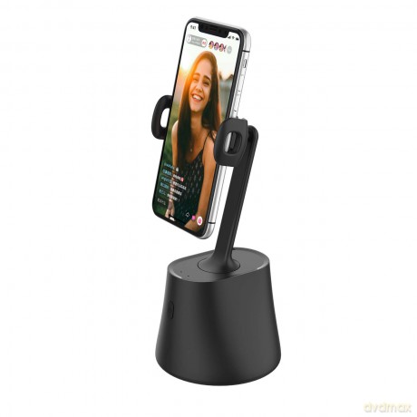 Dudao gimbal uchwyt ramię 360 stopni do transmisji na żywo Youtube TikTok śledzenie twarzy czarny (F15)