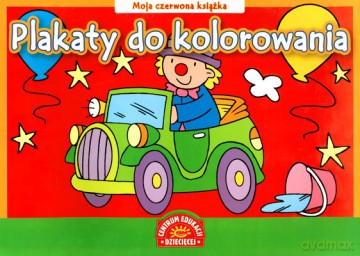 Plakaty Do Kolorowania Moja czerwona Książka (broszurowa) [KSIĄŻKA]