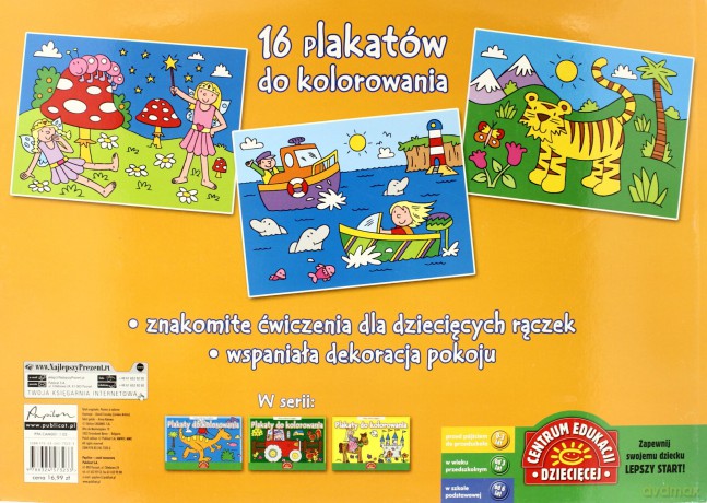 Plakaty Do Kolorowania Moja czerwona Książka (broszurowa) [KSIĄŻKA]