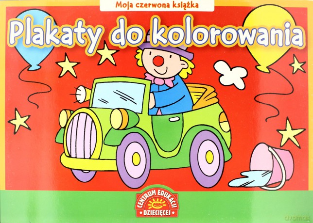 Plakaty Do Kolorowania Moja czerwona Książka (broszurowa) [KSIĄŻKA]