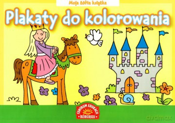Plakaty Do Kolorowania Moja Żółta Książka (broszurowa) [KSIĄŻKA]