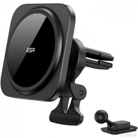 Esr Halolock Magsafe Magnetic Car Mount Set Black