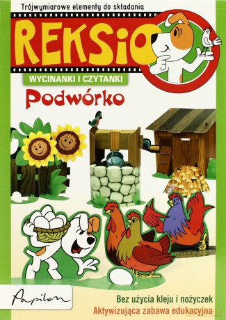 Reksio Podwórko Wycinanki I Czytanki [KSIĄŻKA]