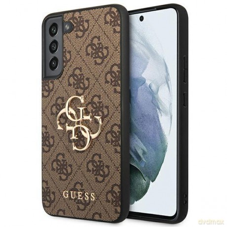 Guess GUHCS22M4GMGBR S906 S22+ brązowy/brown hardcase 4G Big Metal Logo
