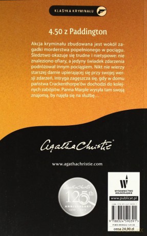 Kolekcja Agathy Christie: 4.50 Z Paddington Wyd.2011 Klasyka Kryminału - Agata Christie [KSIĄŻKA]