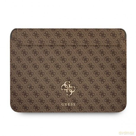 Guess Sleeve GUCS13G4GFBR 13" brązowy /brown 4G Big Logo